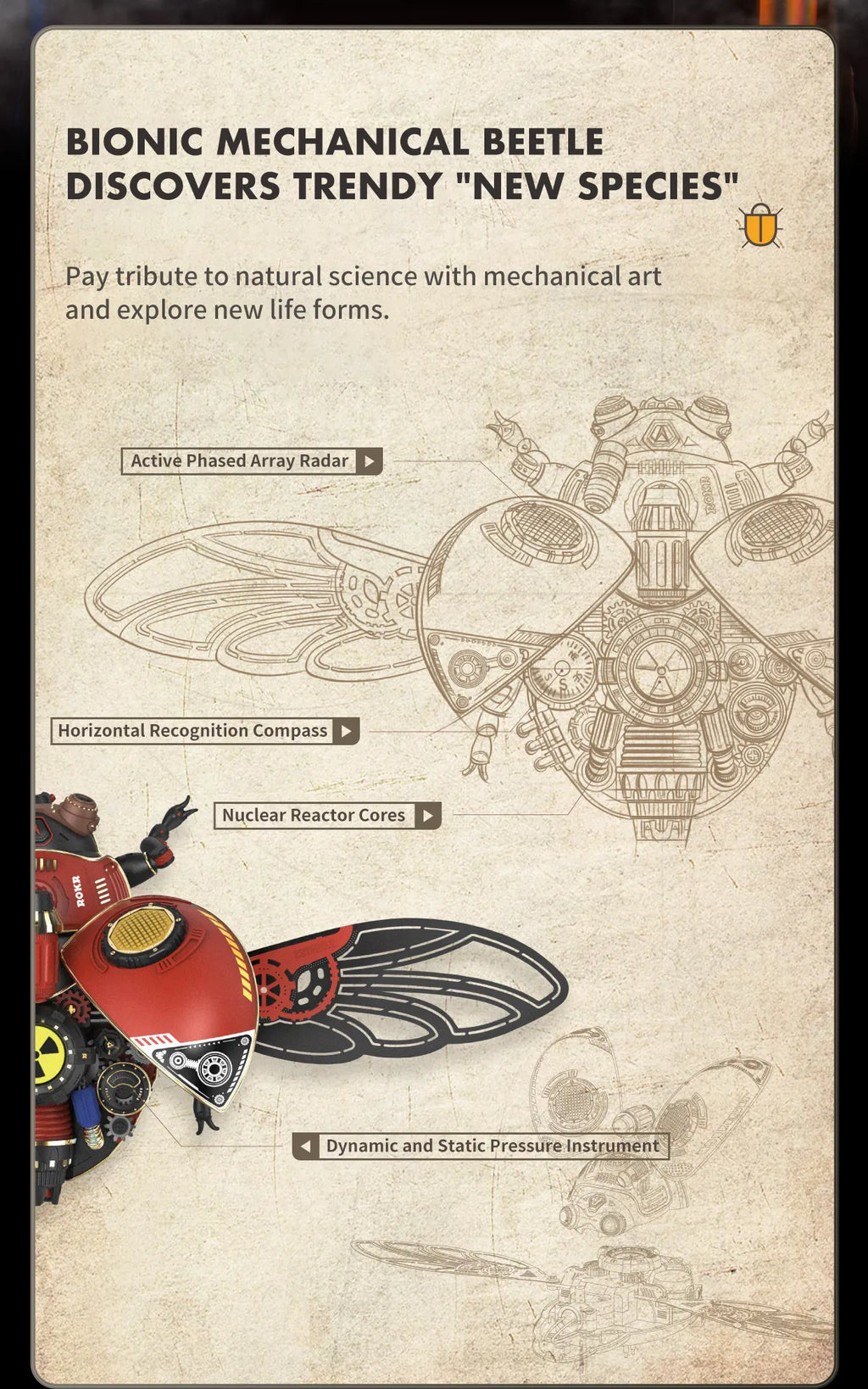 Scout Beetle – Metal Model Kit