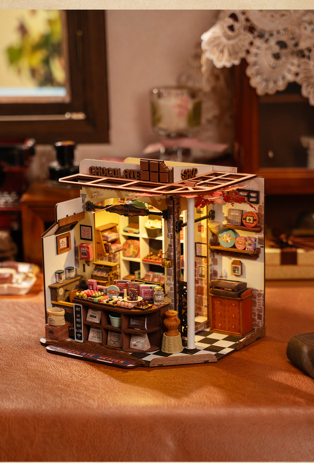 Henry’s Chocolate Shop – DIY Miniature House Kit