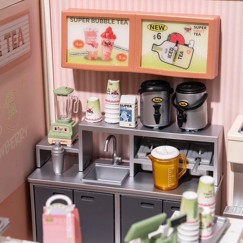 Bubble Tea House – DIY Miniature House Kit