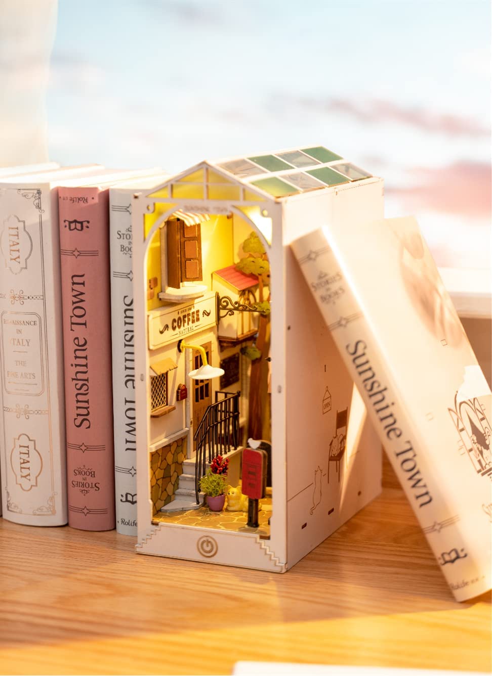 Book Nook Library Series – DIY Miniature Kit (4 Styles)