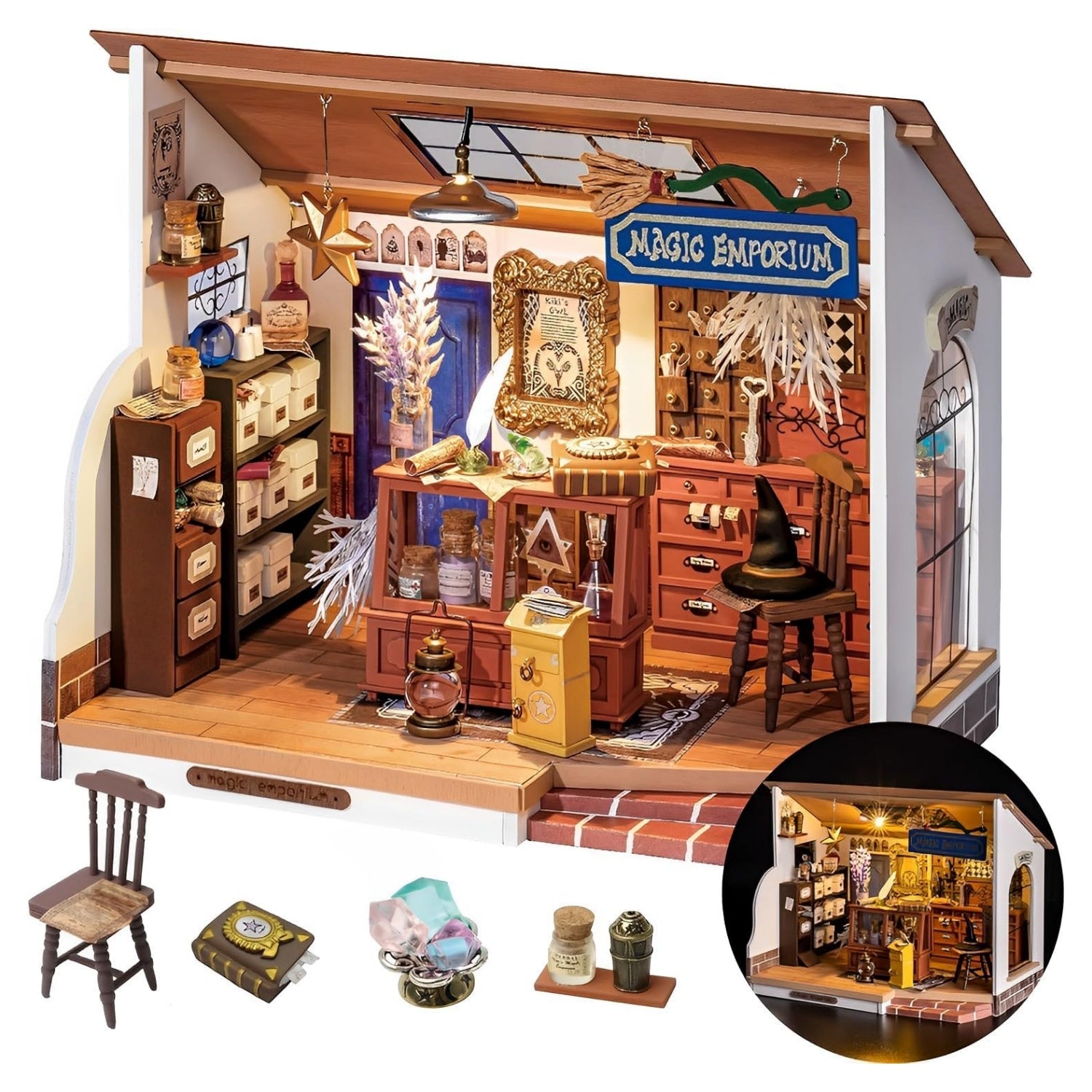 Magic Shop Collection – Miniature House Kit (Magic Emporium & Alice Tea Store)