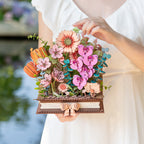 Wooden Blooming Book – DIY Wooden Flower Bouquet Kit