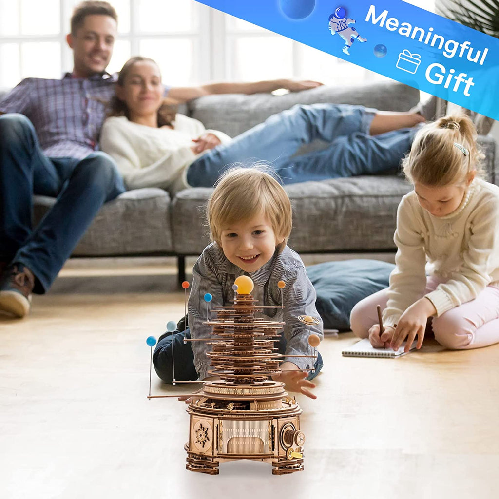 Mechanical Orrery – 3D Wooden Model Kit