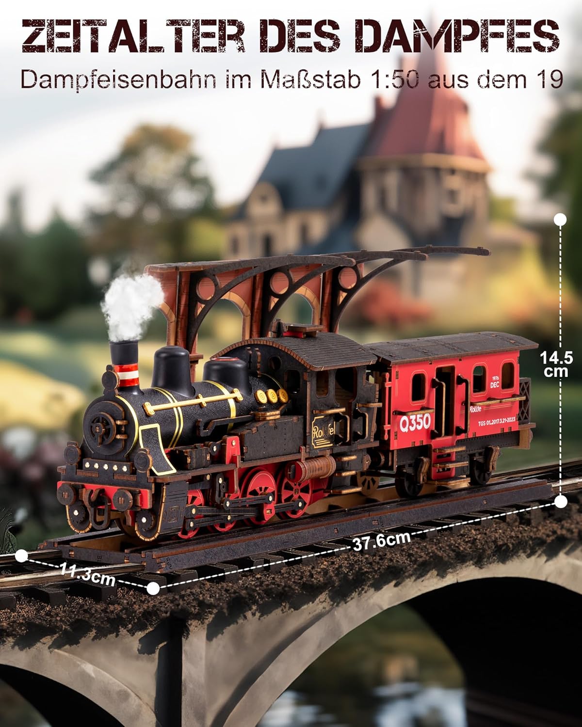 Steam Journey Train – Wooden Model Kit