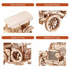 Vintage Car – 3D Wooden Model Kit