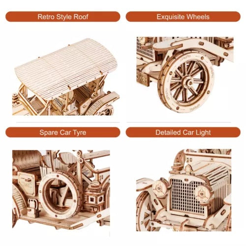 Vintage Car – 3D Wooden Model Kit