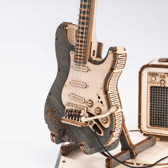 Electric Guitar – 3D Wooden Puzzle Kit