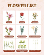 Blooming Flower Basket – DIY Wooden Model Kit