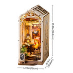 Holiday Café Book Nook – DIY Miniature Kit