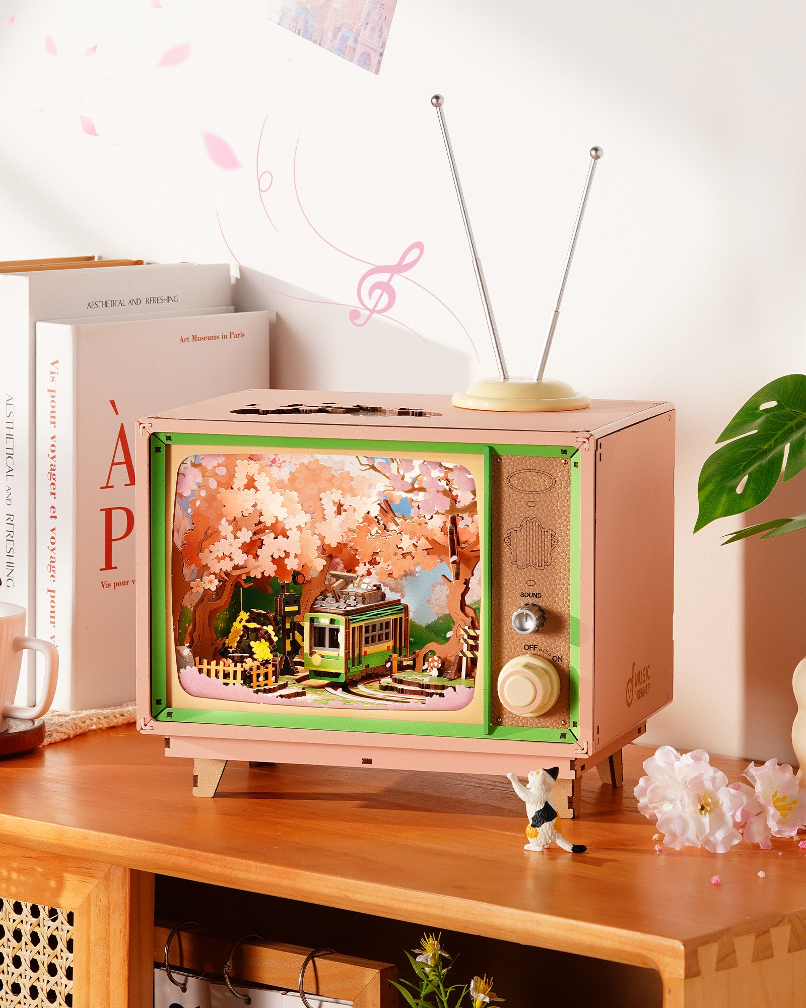 Sakura Melody Tram – Mechanical Wooden Model Kit