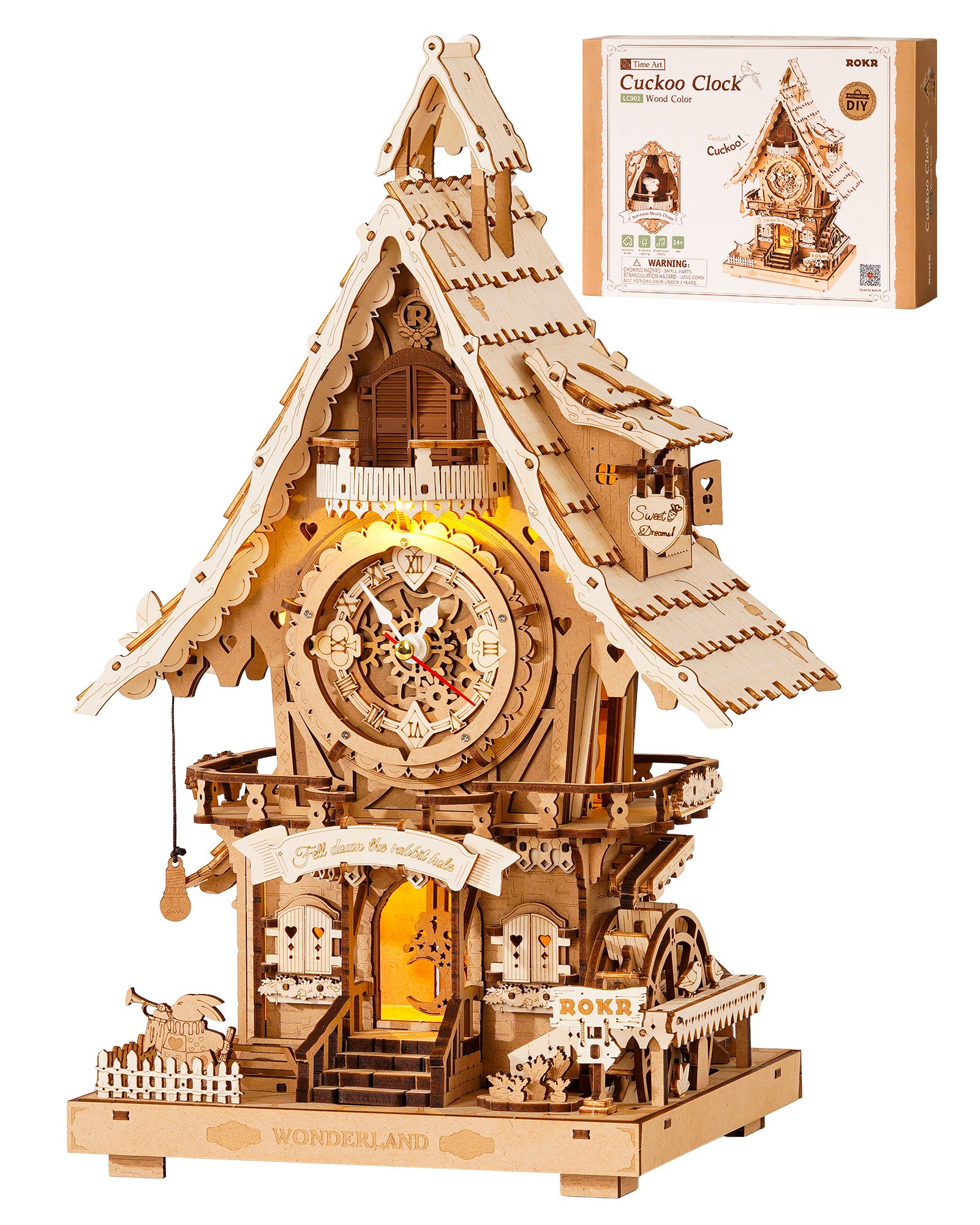 Cuckoo Clock Classic – DIY Mechanical Model Kit