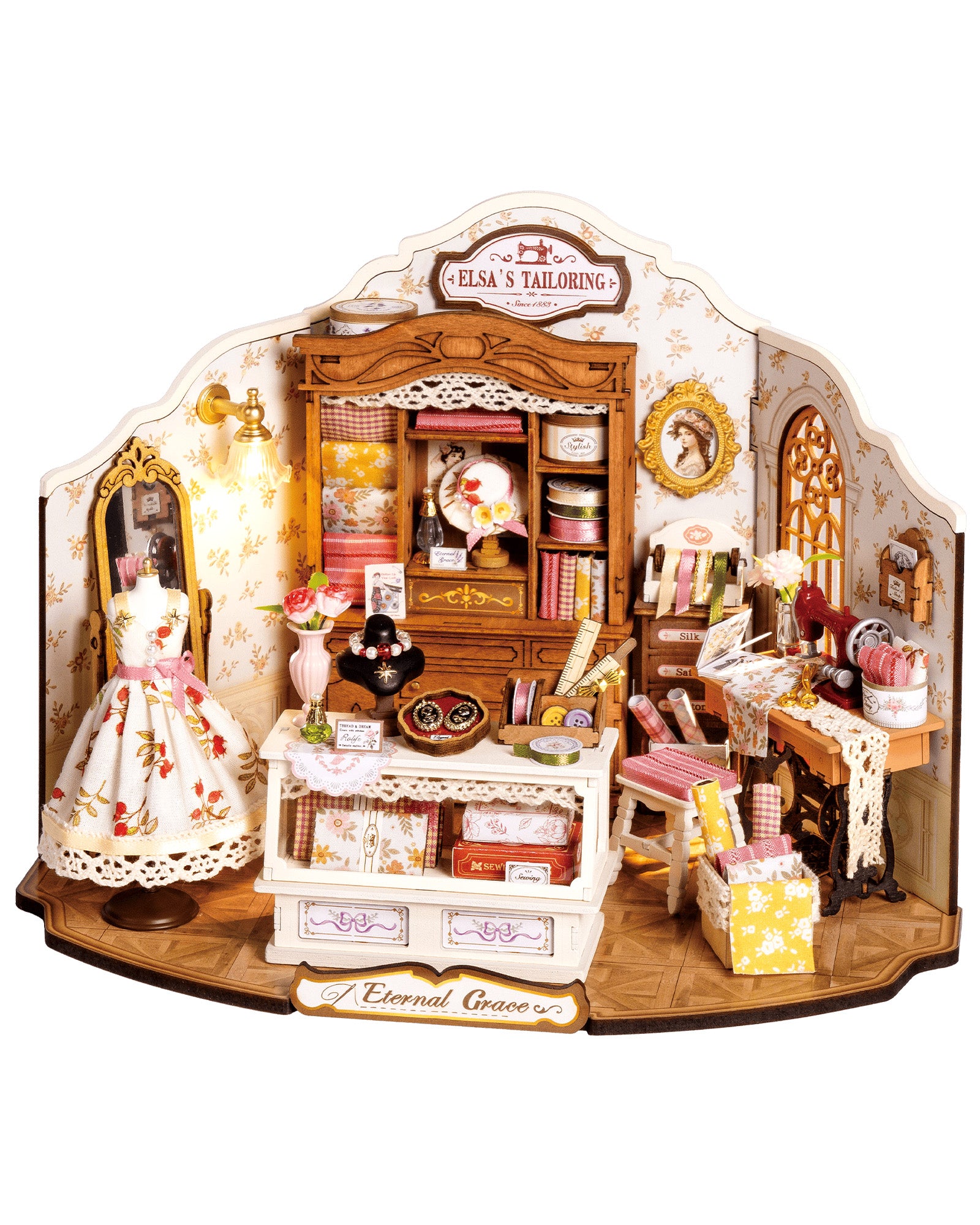 Elsa’s Tailor Shop – DIY Miniature House Kit