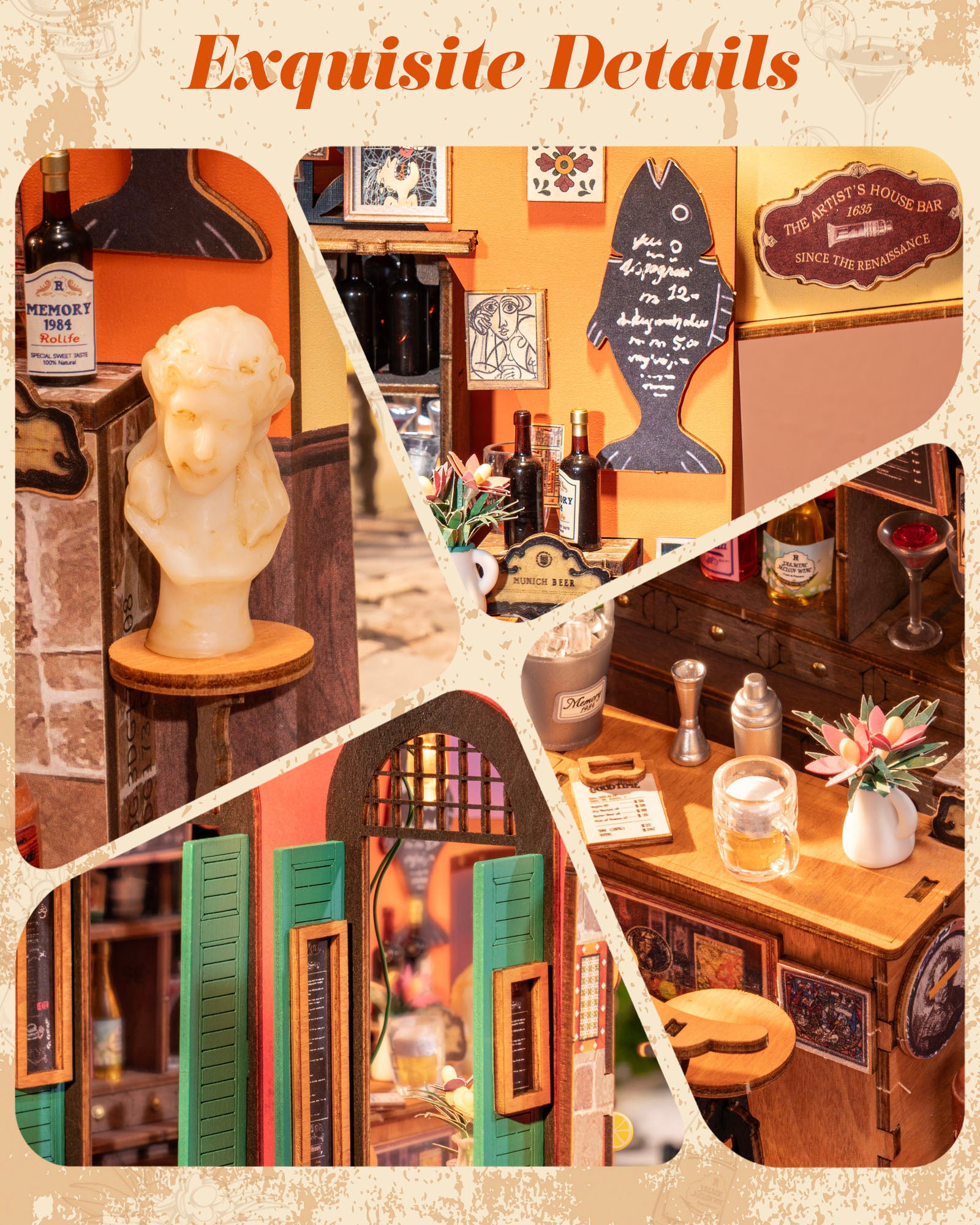 Cheers Bar – DIY Miniature House Kit
