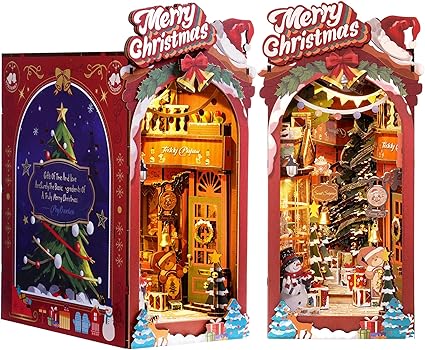 LED Christmas Alley Book Nook – DIY Model Kit