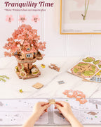 Sakura Tree House – DIY Wooden Model Kit