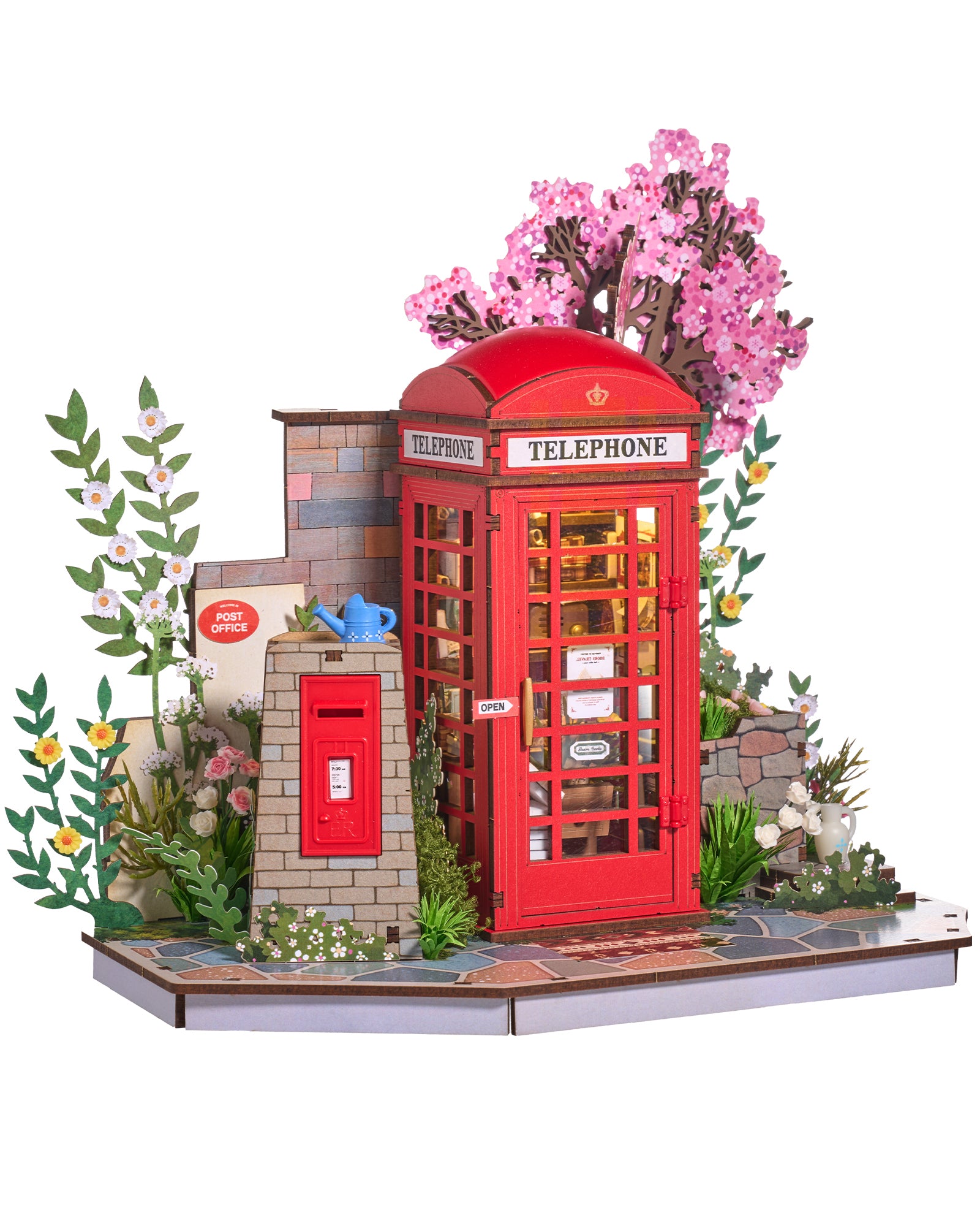 Cherry Blossom Book Booth – DIY Book Nook Kit