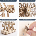 Ferris Wheel Music Box – DIY Mechanical Model Kit