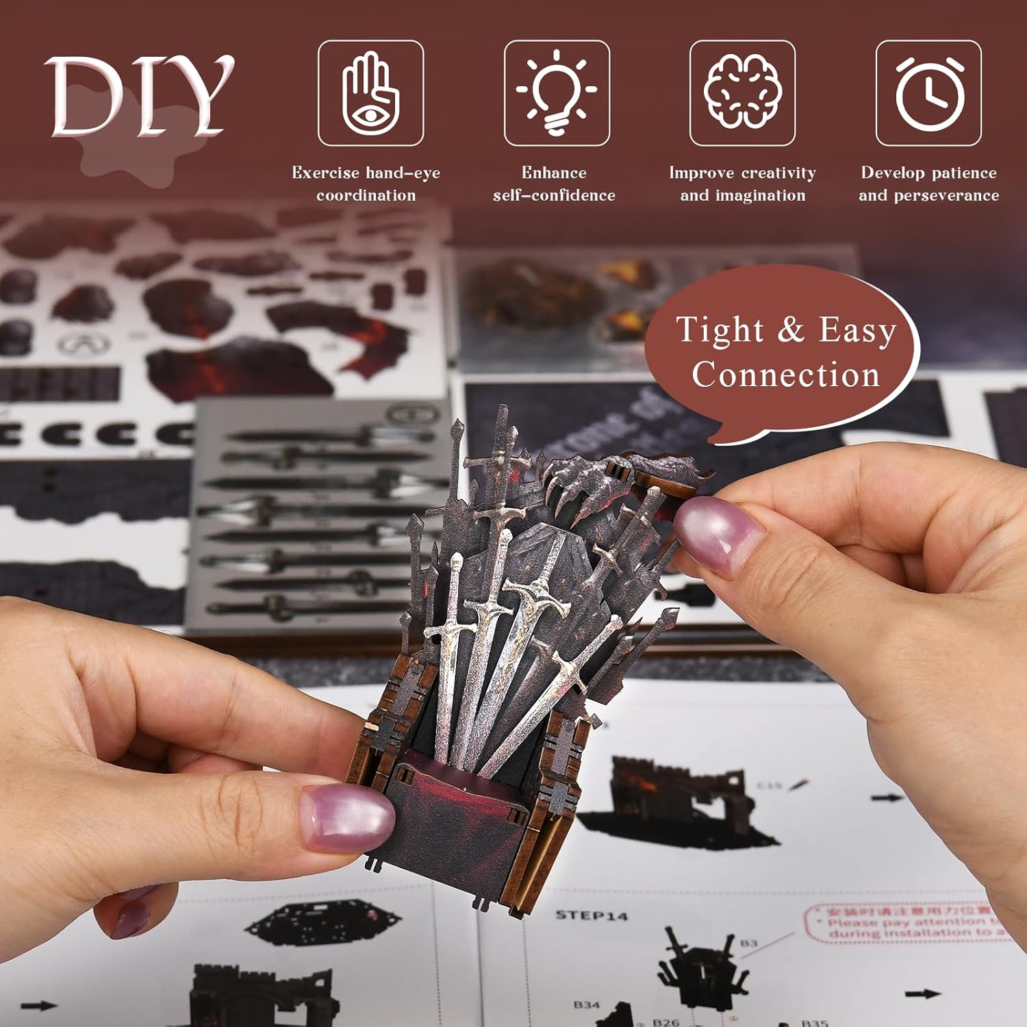 Throne of Blades - DIY Book Nook Kit