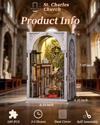 St. Charles Church - DIY Book Nook Kit
