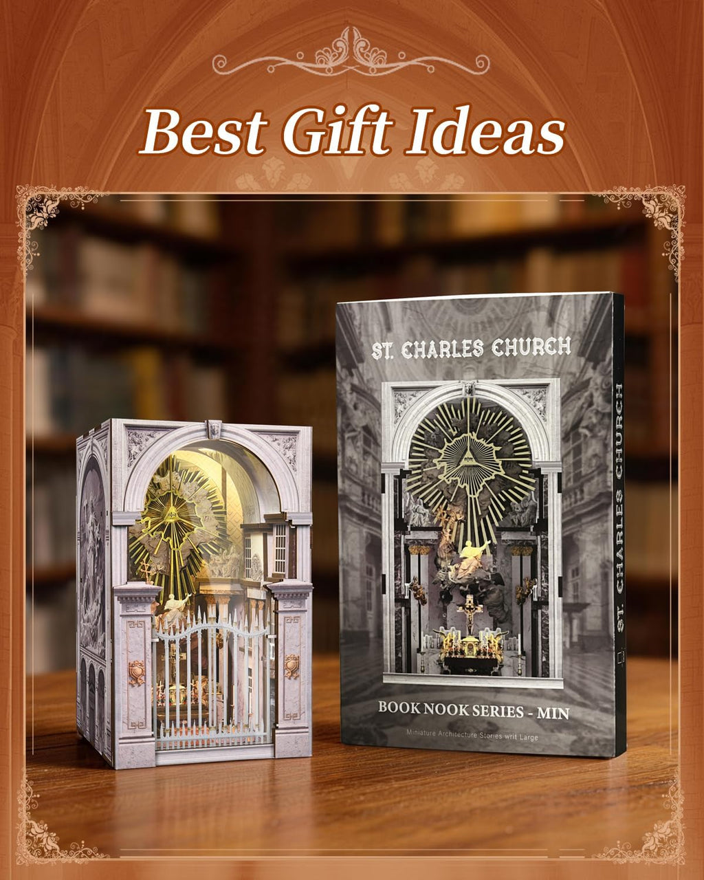St. Charles Church - DIY Book Nook Kit