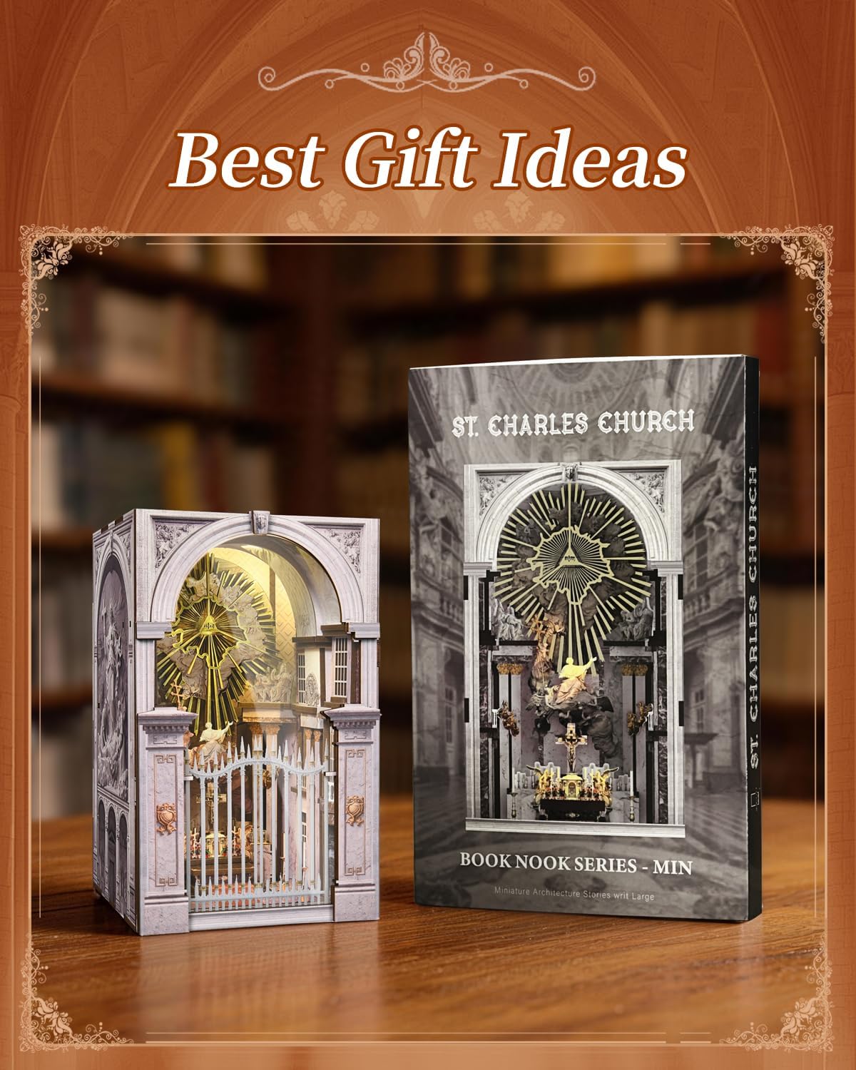 St. Charles Church - DIY Book Nook Kit