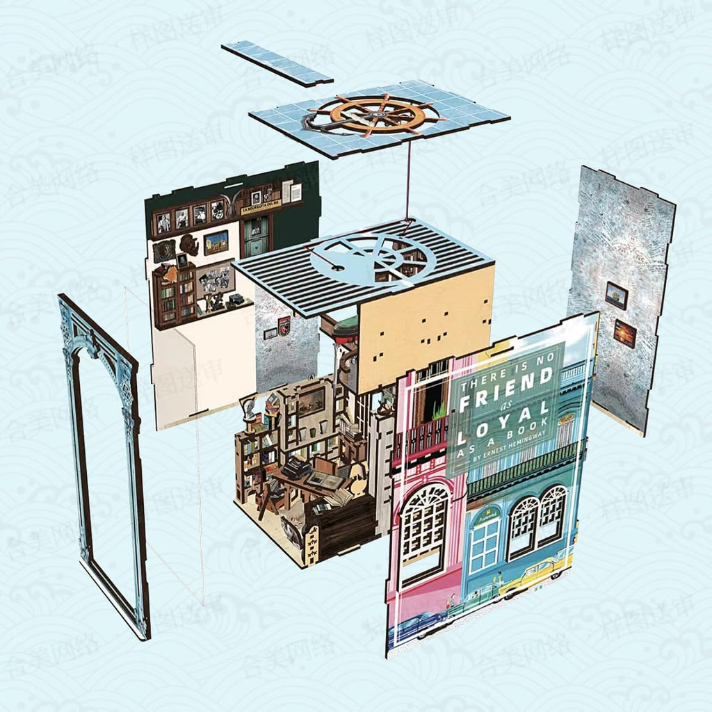 Hemingway House - DIY Book Nook Kit