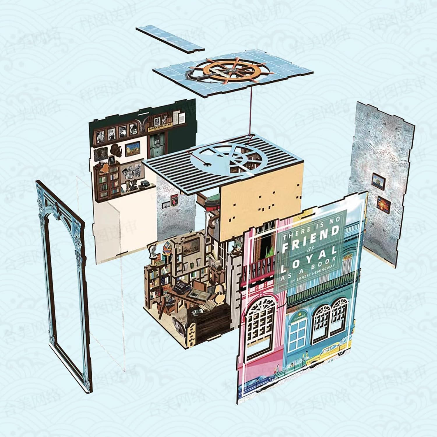 Hemingway House - DIY Book Nook Kit