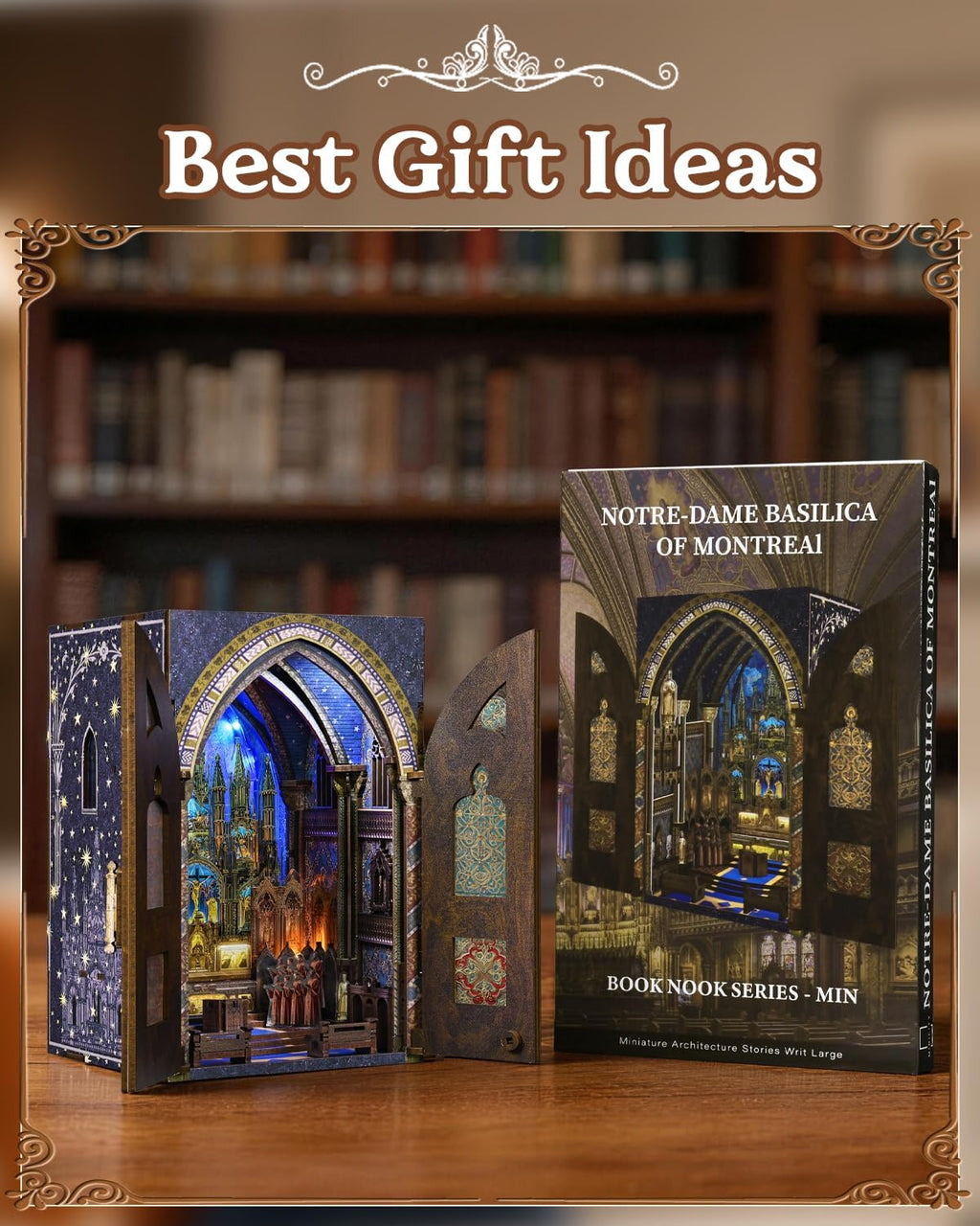 Notre-Dame Basilica - DIY Book Nook Kit