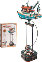 ROKR Lucky Trawler Pendulum Balance Toy – 3D Wooden Puzzle Kit