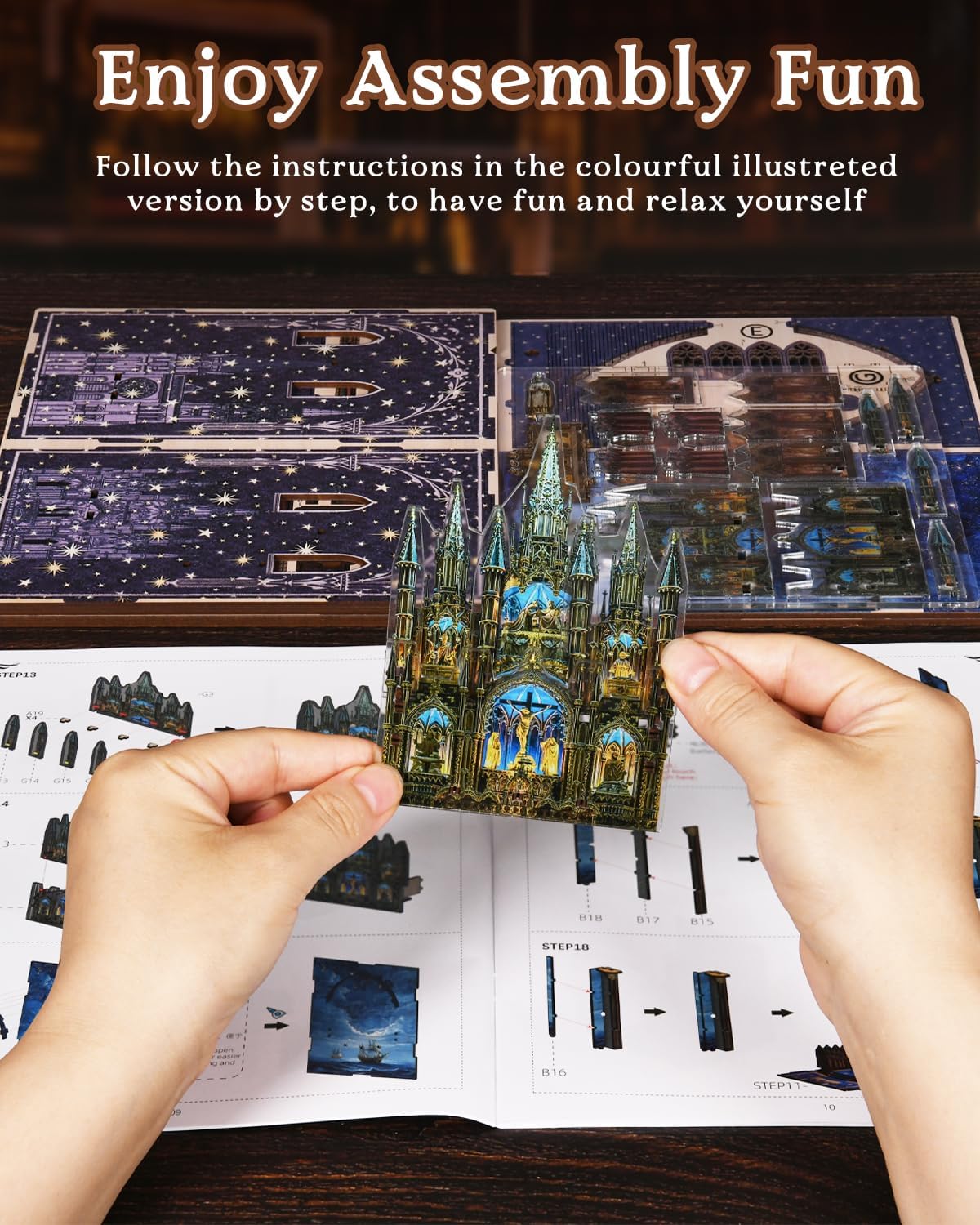 Notre-Dame Basilica - DIY Book Nook Kit