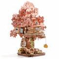 Sakura Tree House – DIY Wooden Model Kit