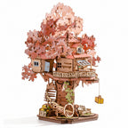 Sakura Tree House – DIY Wooden Model Kit