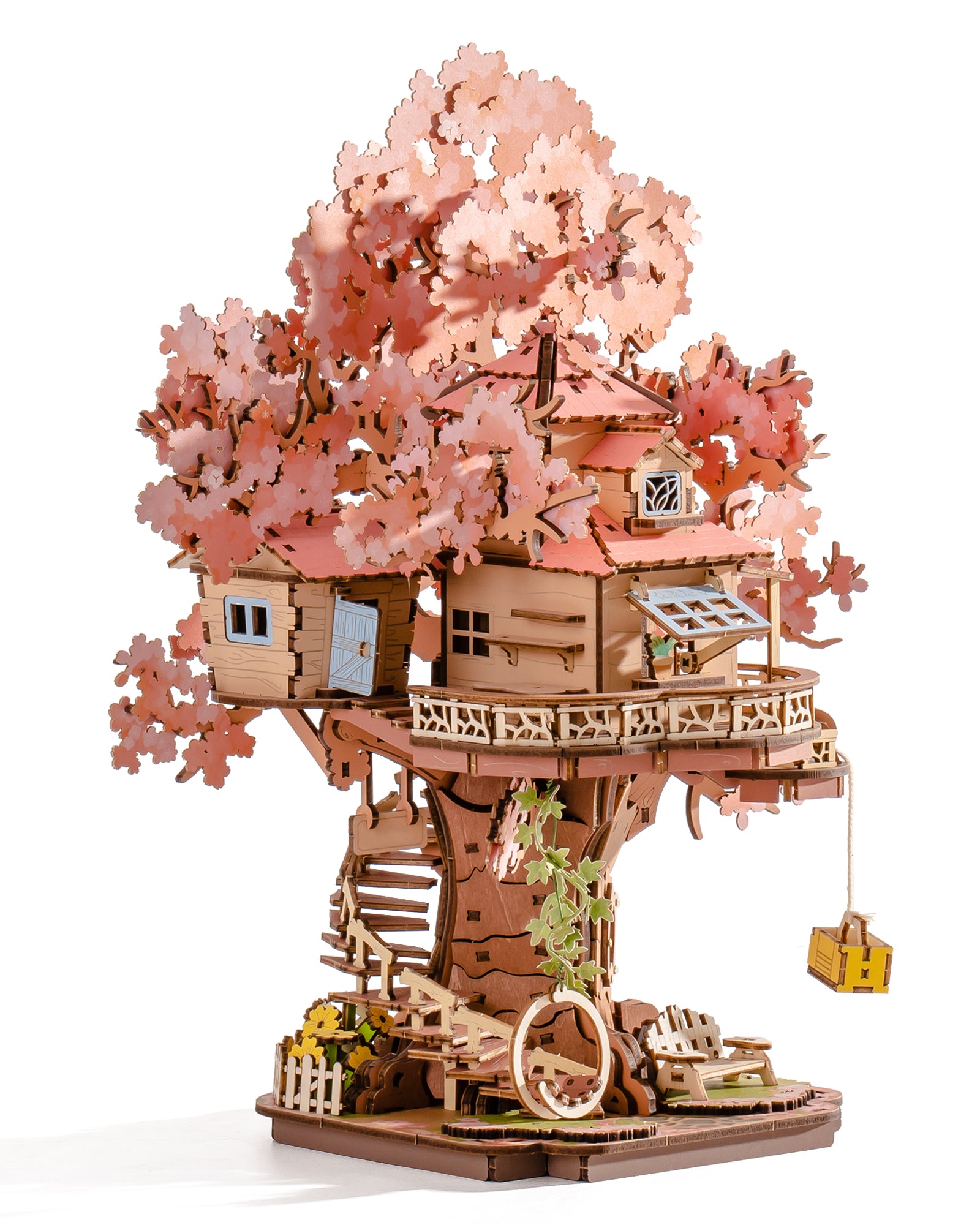 Sakura Tree House – DIY Wooden Model Kit
