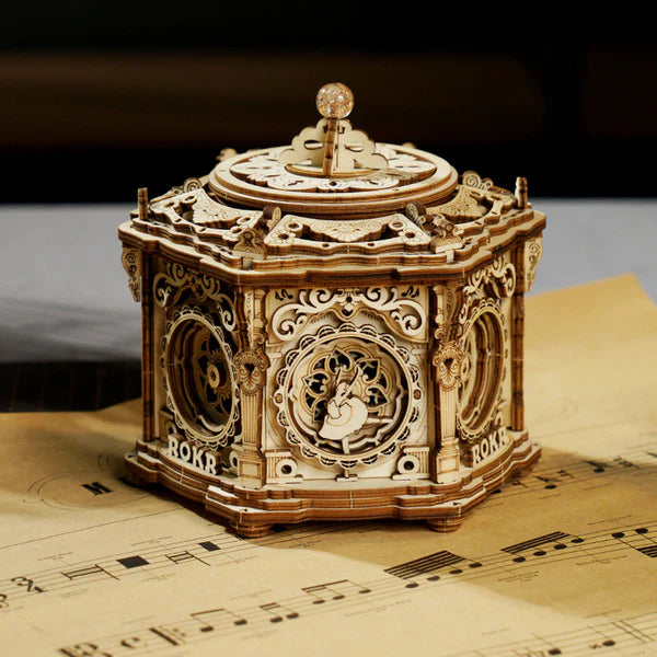 Secret Garden – DIY Music Box 3D Wooden Puzzle Kit
