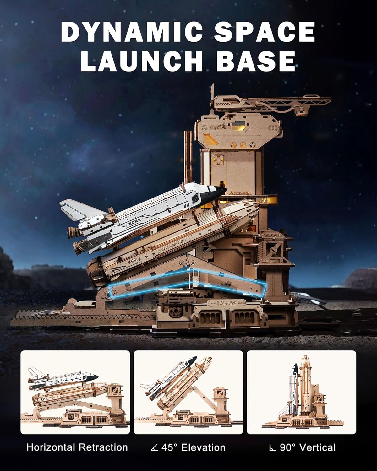 Space Shuttle Launch – Mechanical Model Kit