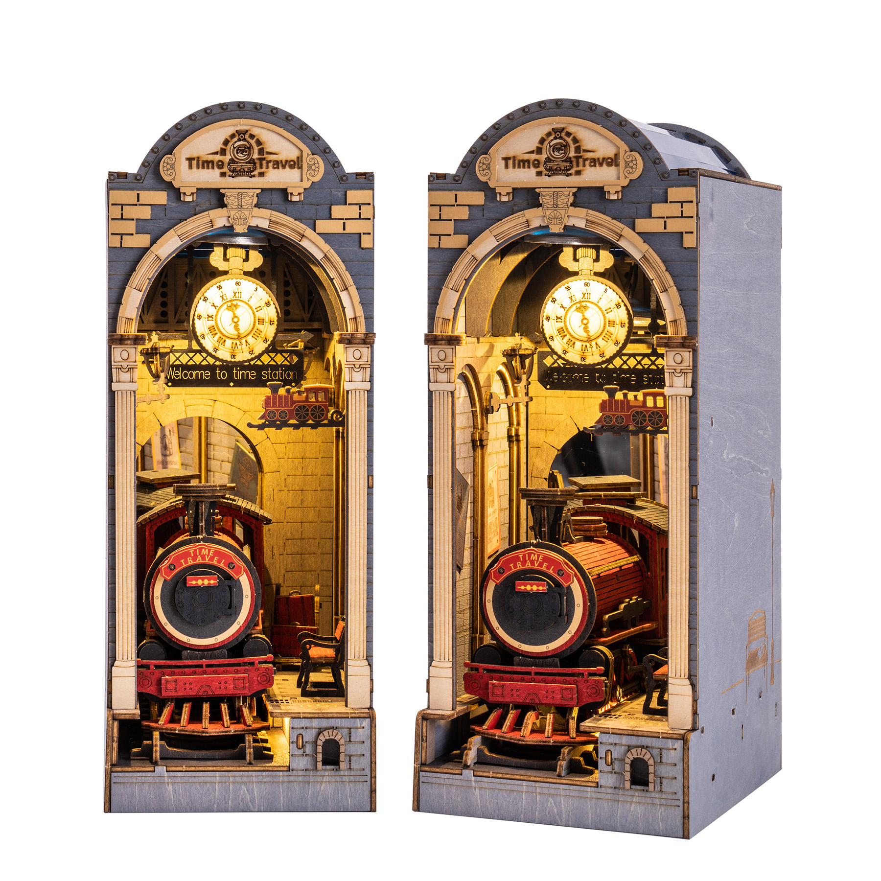 Book Nook Library Series – DIY Miniature Kit (7 Styles)