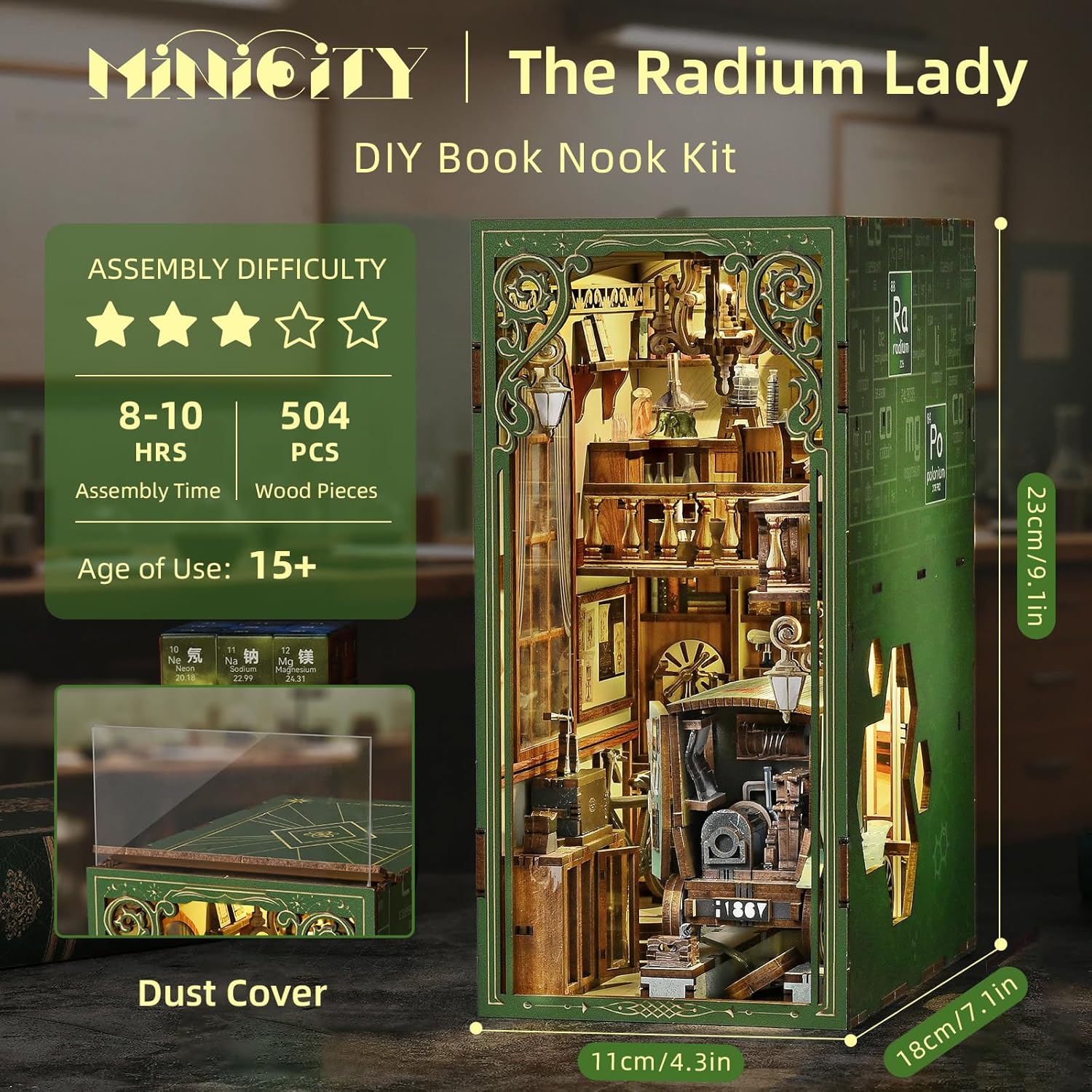 The Radium Lady - DIY Book Nook Kit