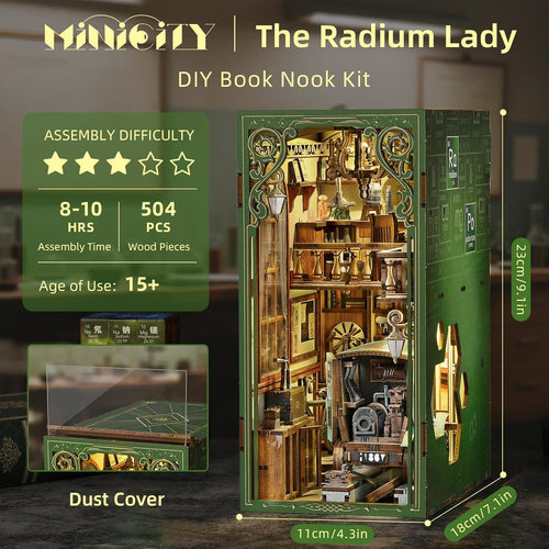 Minicity The Radium Lady - DIY Book Nook Kit