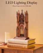 Rolife Twin-Tower Cathedral – 3D Wooden Puzzle Kit