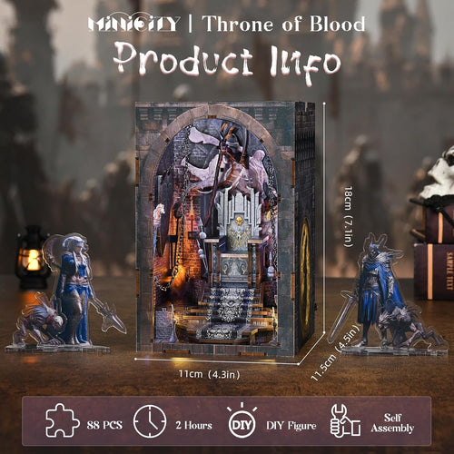 Throne of Bones - DIY Book Nook Kit