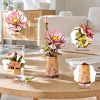 Rowood Lotus – 3D Wooden Puzzle Kit