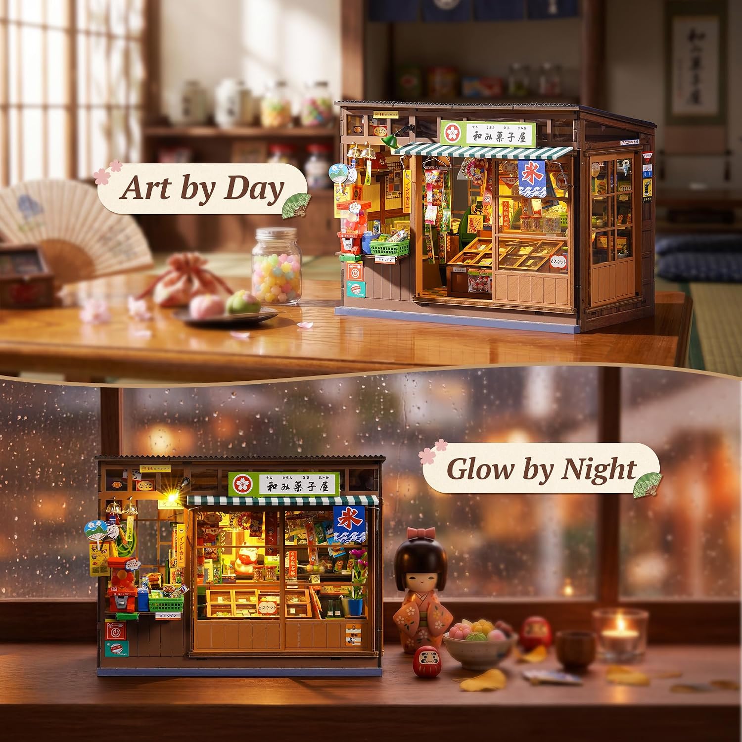 Rolife Nostalgic Corner Shop – DIY Book Nook Kit