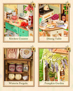 Rolife Sunlit Farmhouse Kitchen – DIY Miniature House Kit