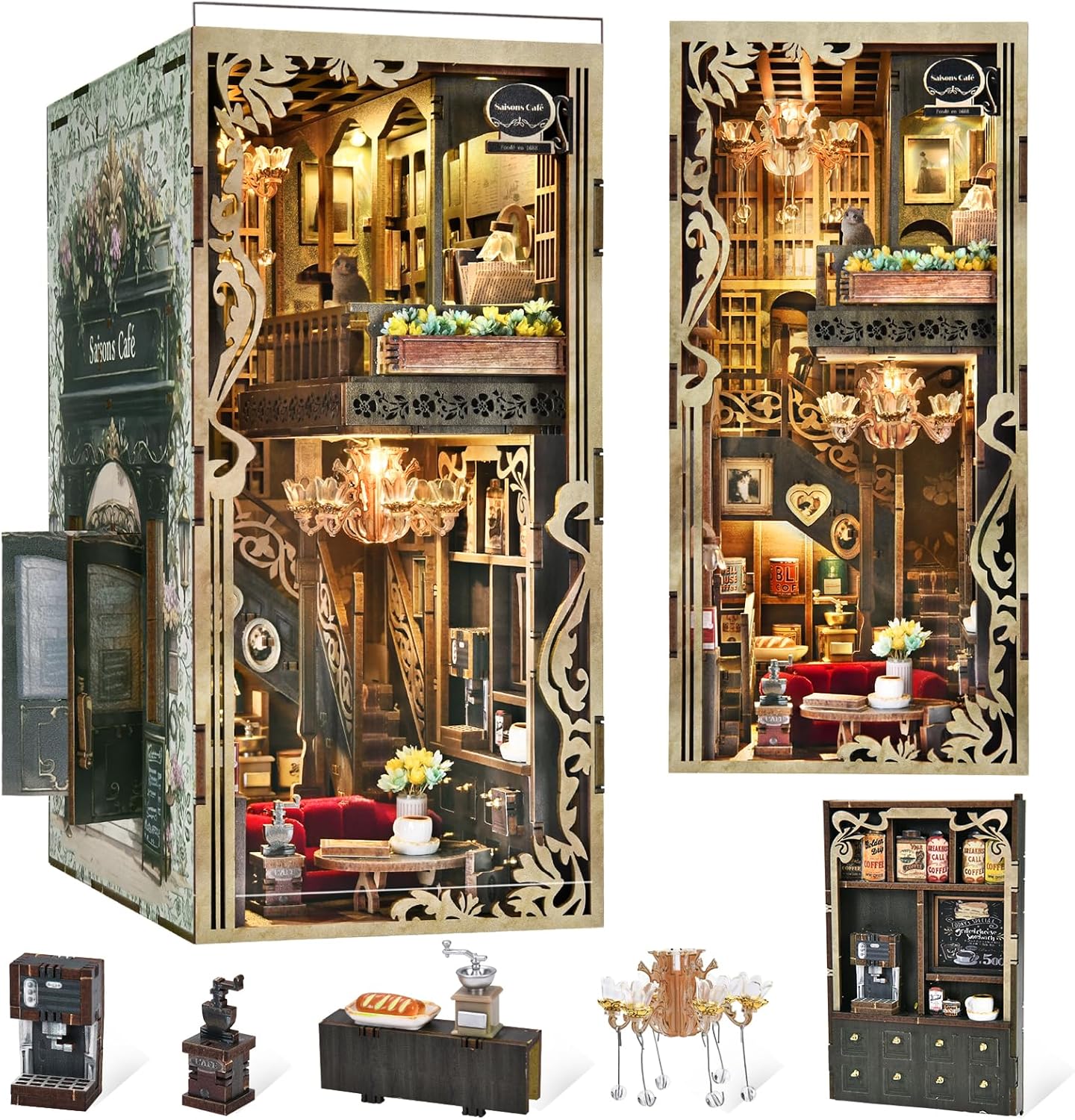 Saisons Café - DIY Book Nook Kit