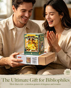 Rolife Quiet Corner Study – DIY Book Nook Kit