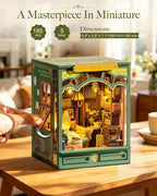 Rolife Quiet Corner Study – DIY Book Nook Kit