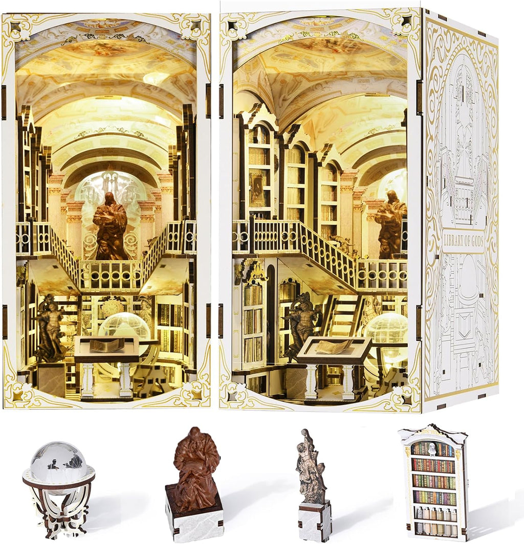 The Library of Gods - DIY Book Nook Kit