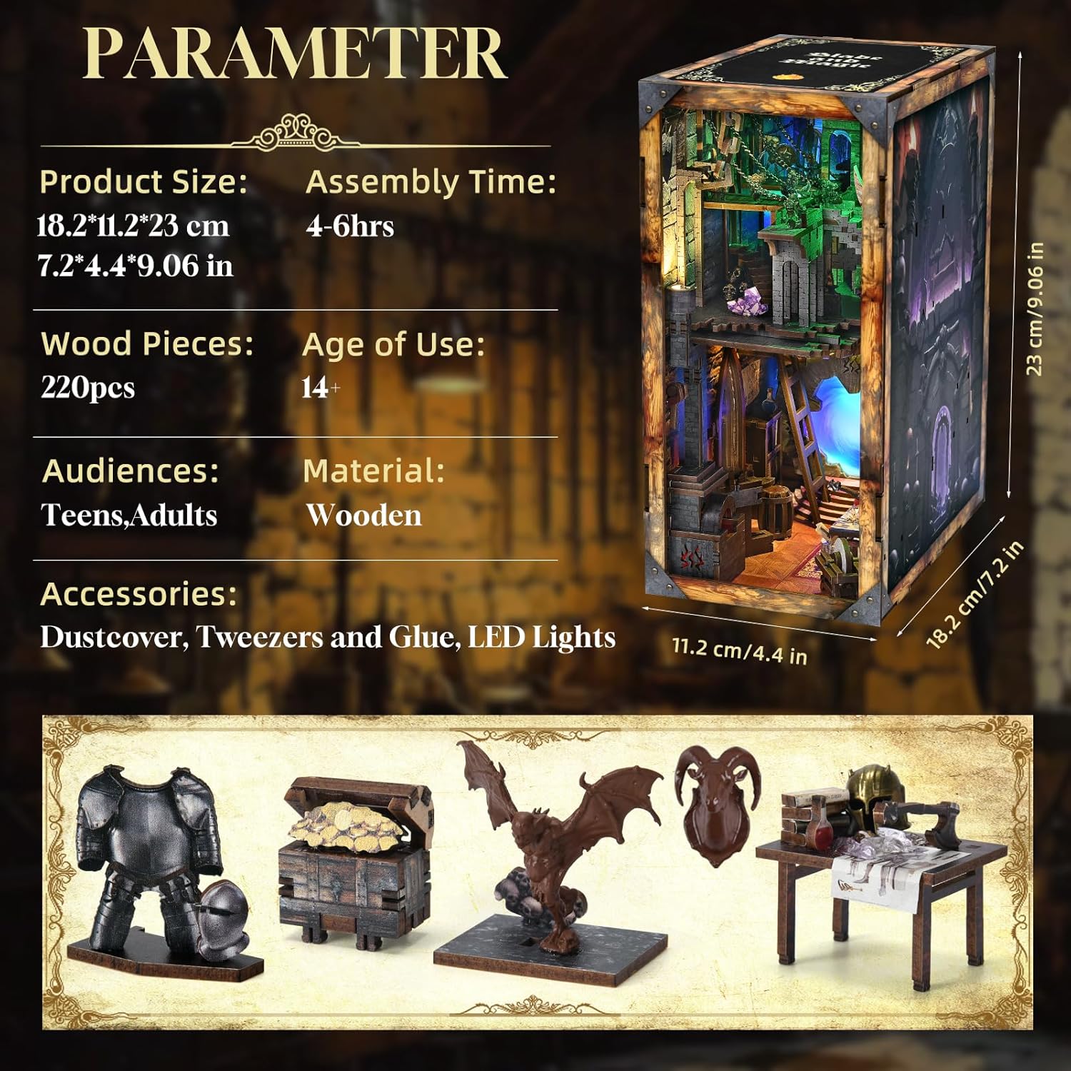 Blade and Magic - DIY Book Nook Kit