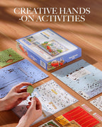Rowood Red Boats Wall Art – 3D Wooden Puzzle Kit