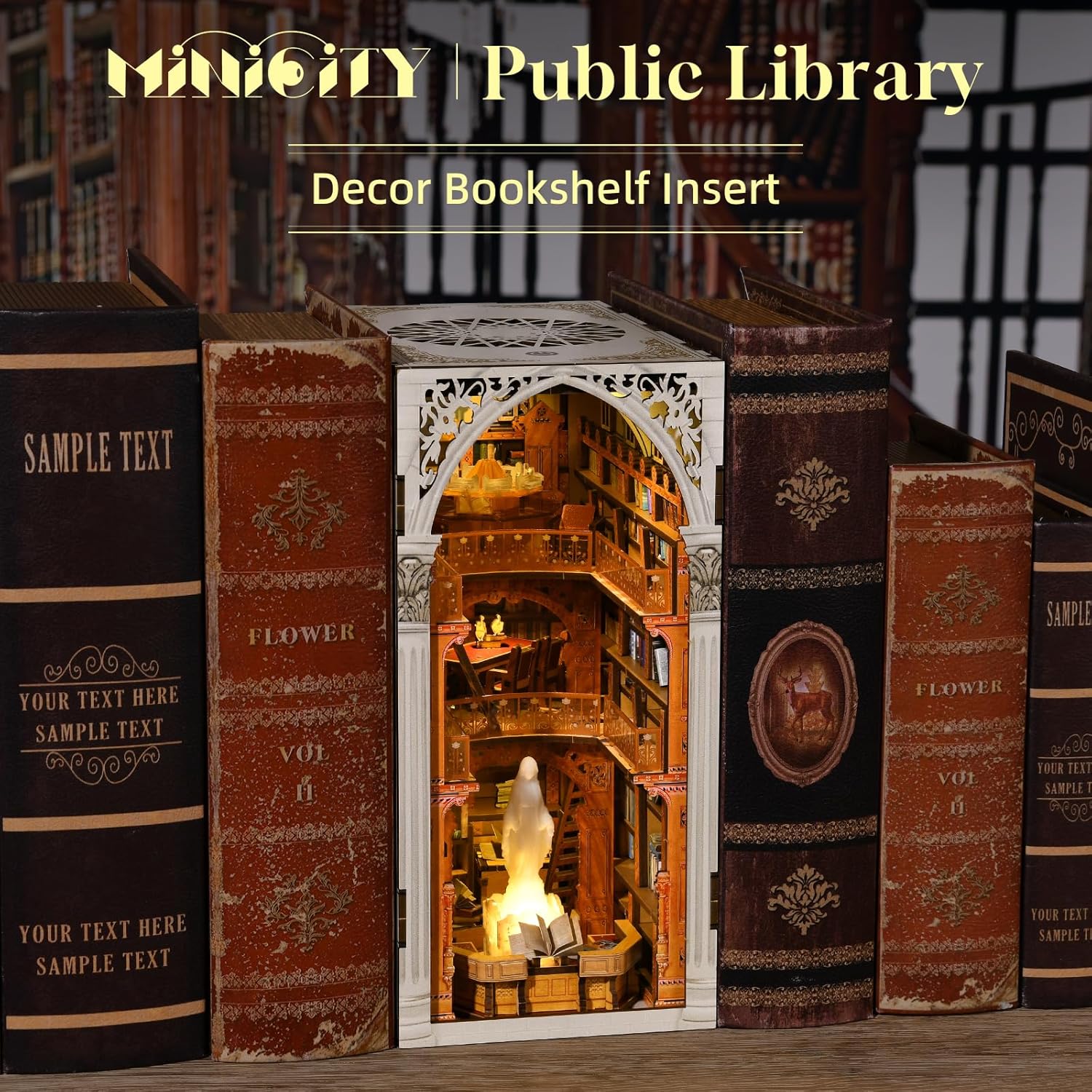 Public Library - DIY Book Nook Kit